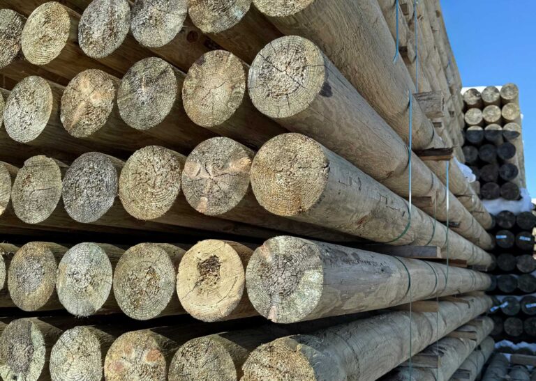 featured 12-Foot Pressure Treated Round Posts