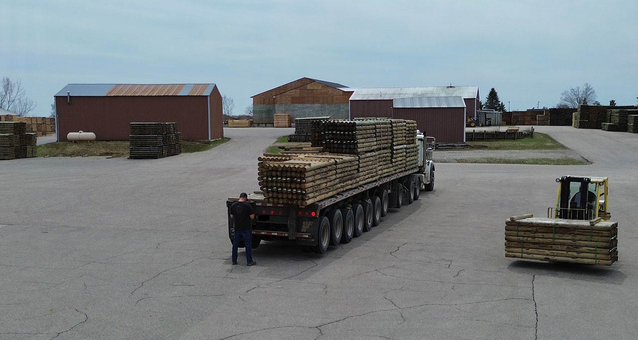 Cylinder Treated Fence Posts